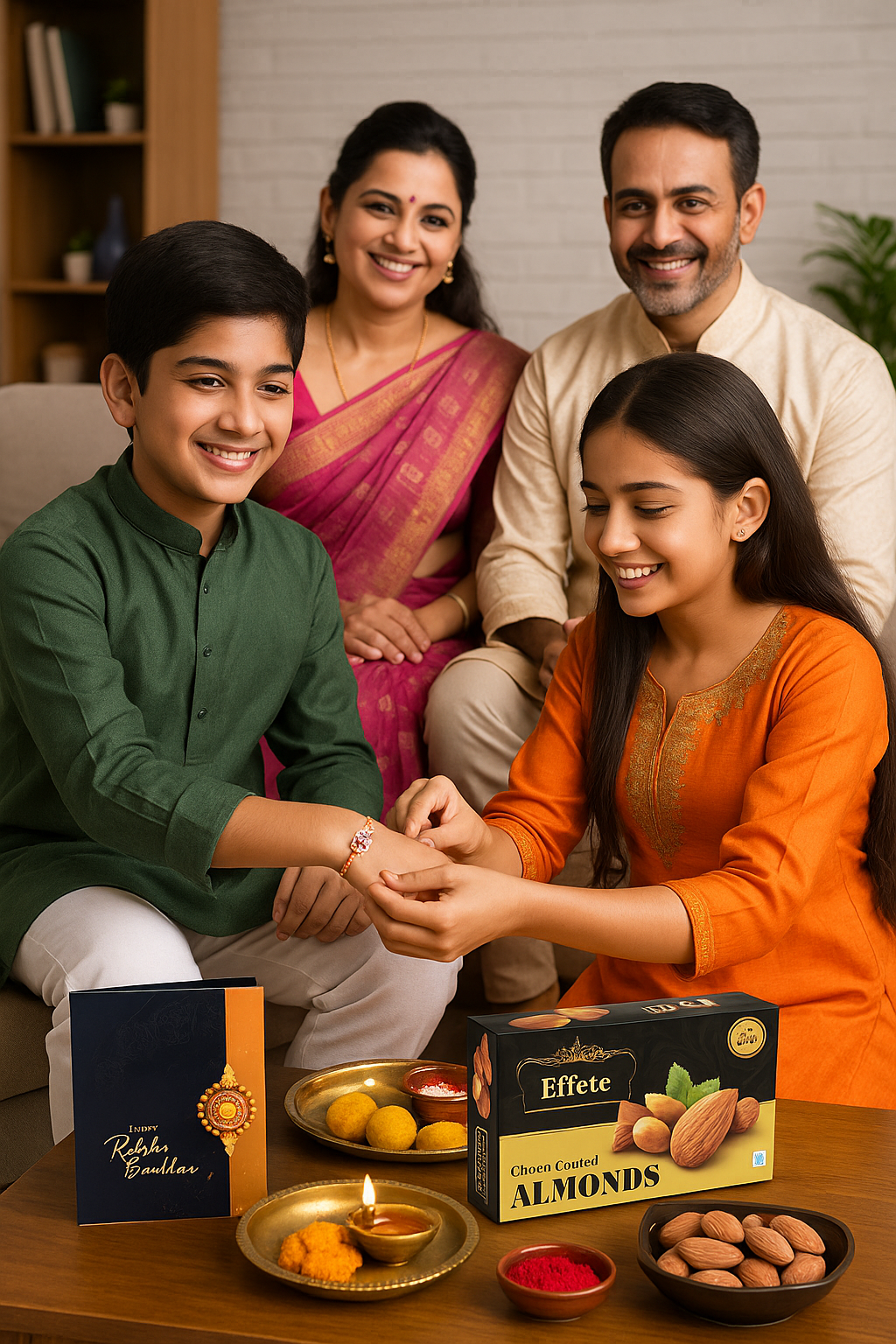 Premium Silver Rakhi Gift Combo (Set of 2 Rakhis) – Bhai Ke Liye Kuch Khaas! 💖
